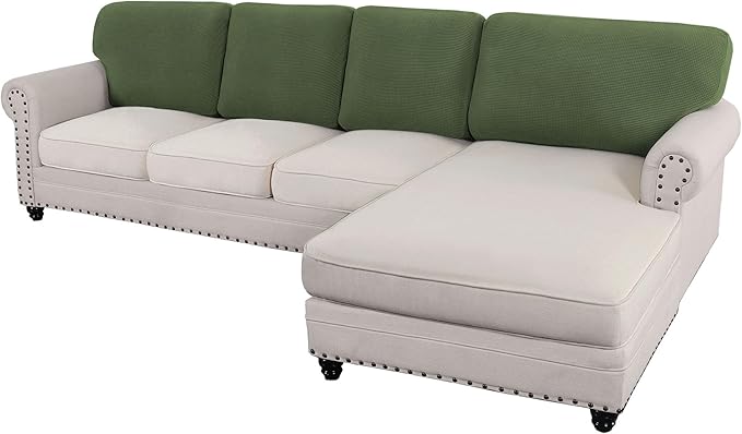 L Shaped Jacquard Cushion Slipcover Sofa Couch Cover