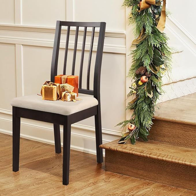 Velvet Slipcover Chair Seat Cover