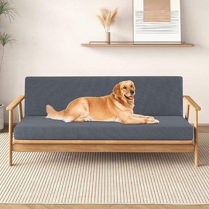 Armless Jacquard Couch Sofa Slipcover