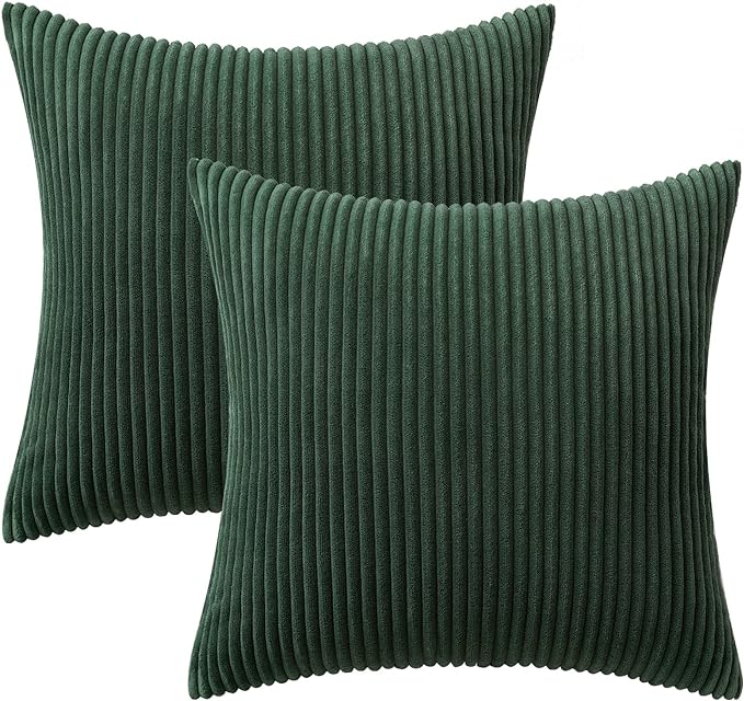 2 Boho Striped Throw Pillow Cushion Cover Case
