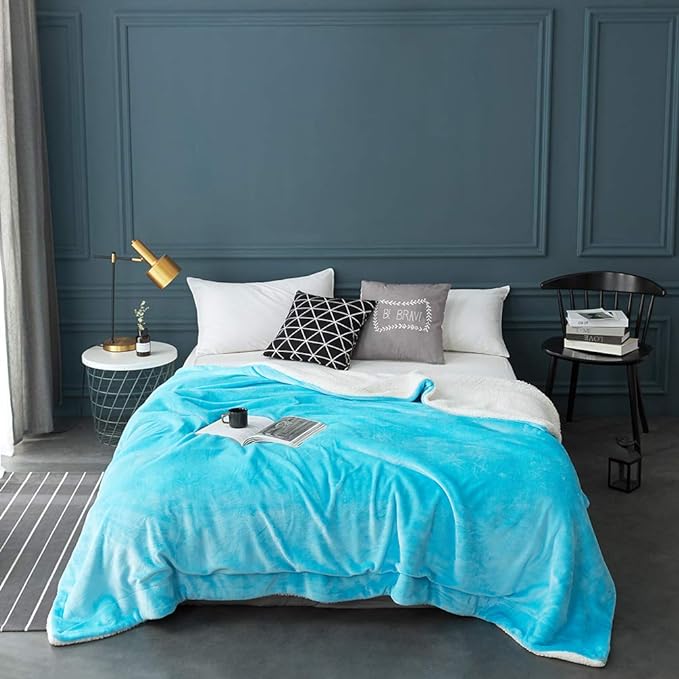 Sherpa Fuzzy Fleece Blanket