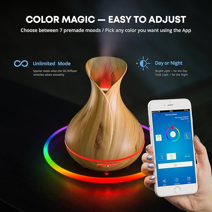 LED Wireless Essential Oil Aromatherapy Diffuser