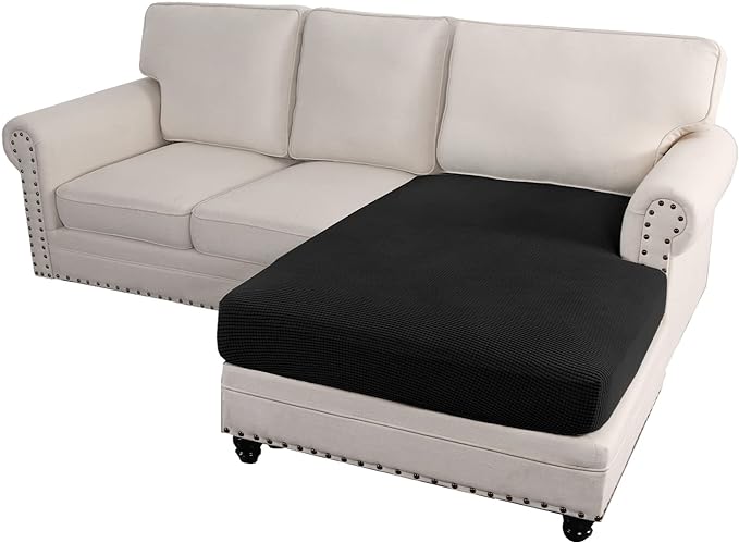 L Shaped Jacquard Cushion Slipcover Sofa Couch Cover