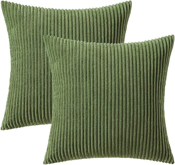2 Boho Striped Throw Pillow Cushion Cover Case