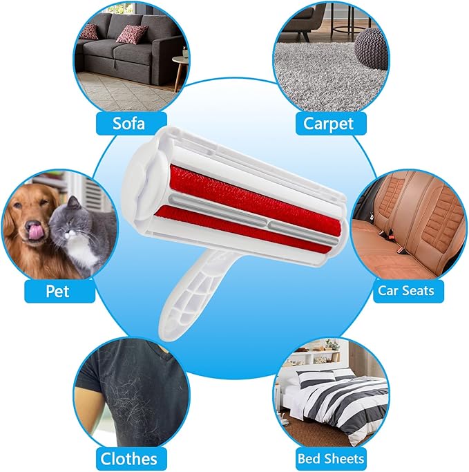 Reusable Pet Lint Hair Roller Removal