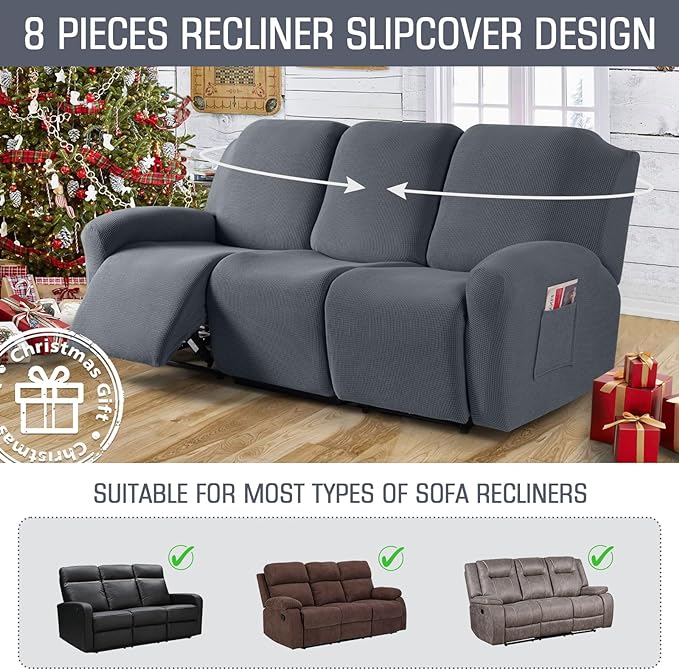 Jacquard Recliner Slipcover Lazy Boy Chair Cover