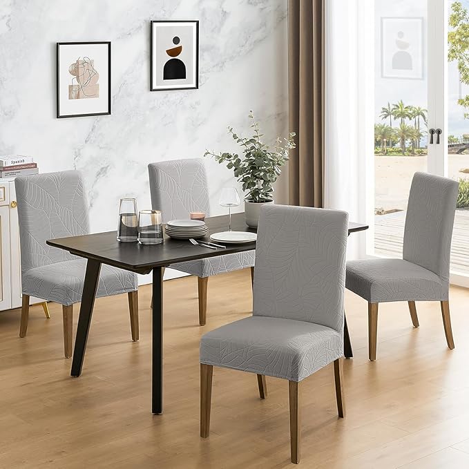 Jacquard Slipcover Chair Seat Cover