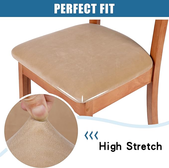 Velvet Slipcover Chair Seat Cover