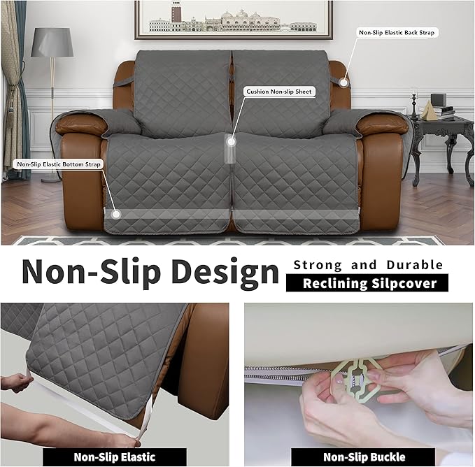 Slipcover Recliner Sofa Mat Couch Cover Seat