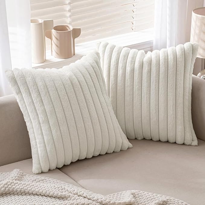 Fluffy Throw Pillow Cushion Cover Case