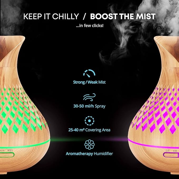LED Wireless Essential Oil Aromatherapy Diffuser