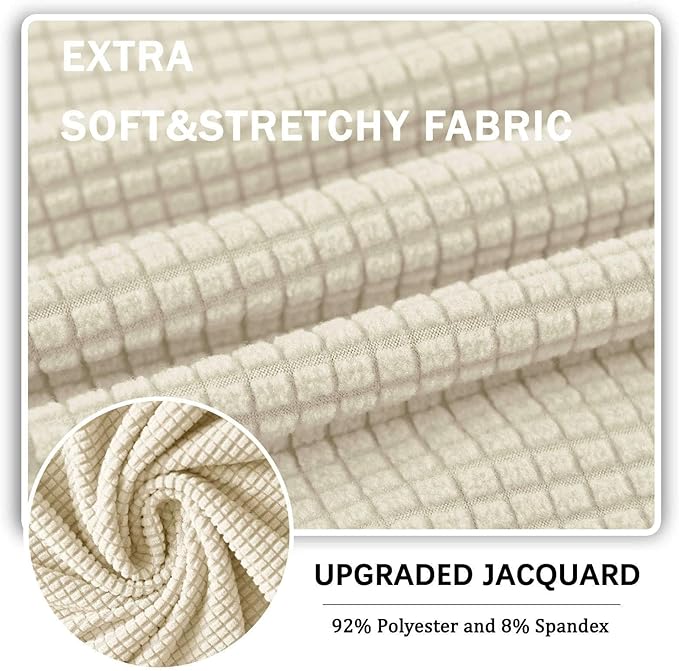 Jacquard Slipcover Chair Seat Cover