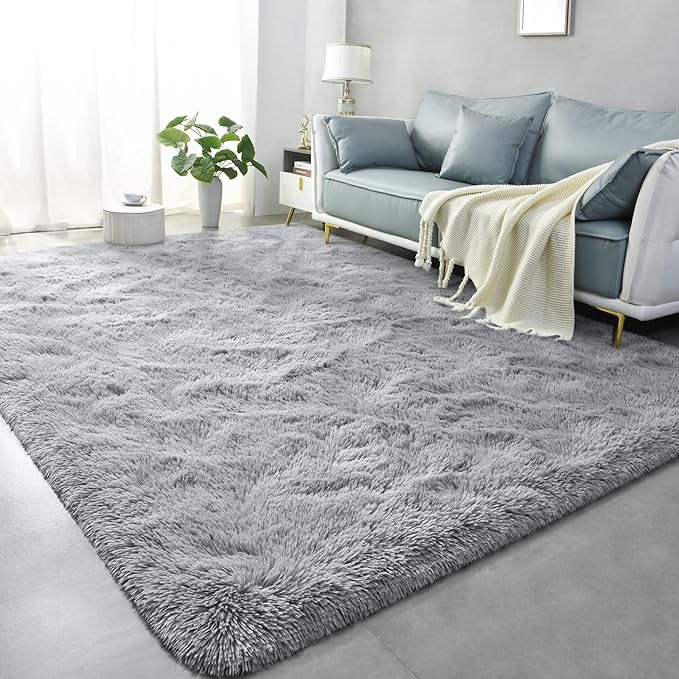 Shag Area Rug Fluffy Carpet