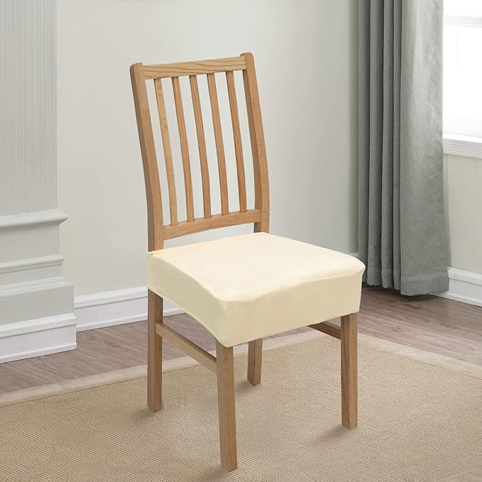 Velvet Slipcover Chair Seat Cover