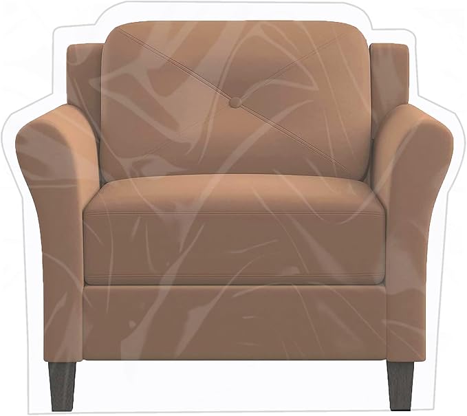Clear Plastic Shield Slipover Armchair Couch Cover
