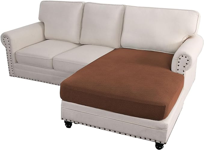 L Shaped Jacquard Cushion Slipcover Sofa Couch Cover
