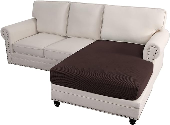 L Shaped Jacquard Cushion Slipcover Sofa Couch Cover
