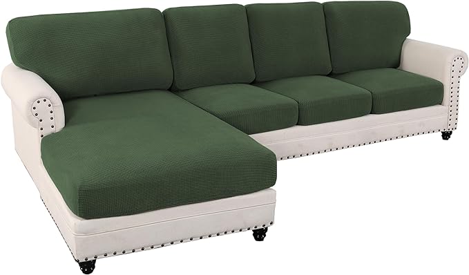 L Shaped Jacquard Cushion Slipcover Sofa Couch Cover