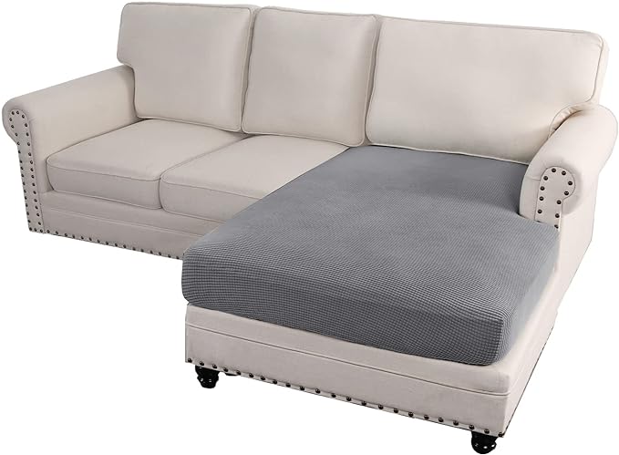 L Shaped Jacquard Cushion Slipcover Sofa Couch Cover