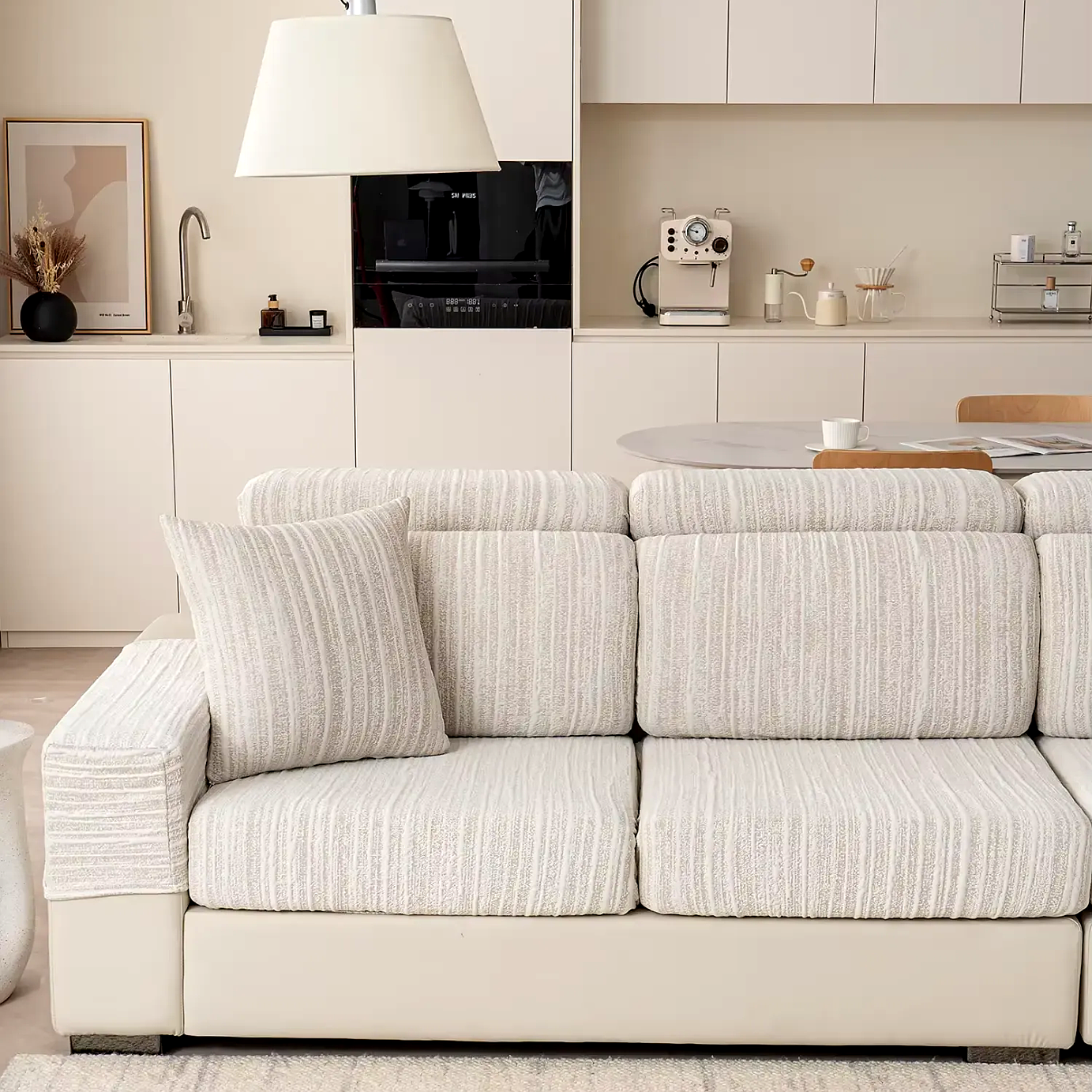 Boho Anti-Slip Cushion Sectional L Shaped Sofa Couch Cover