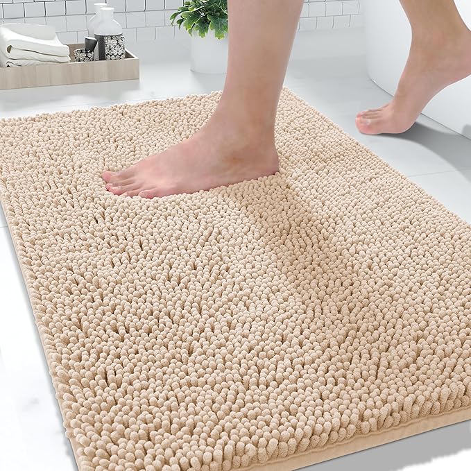 Anti-slip Bath Mat Rugs Floor Carpet Bathroom Water Bathtub