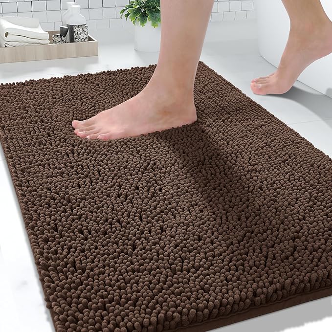 Anti-slip Bath Mat Rugs Floor Carpet Bathroom Water Bathtub