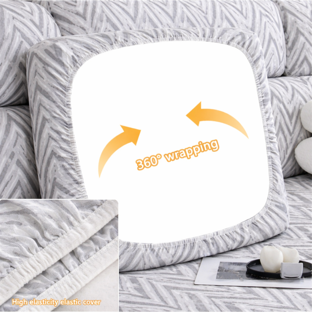 Anti-Slip Woven L Shaped Cushion Sofa Couch Cover