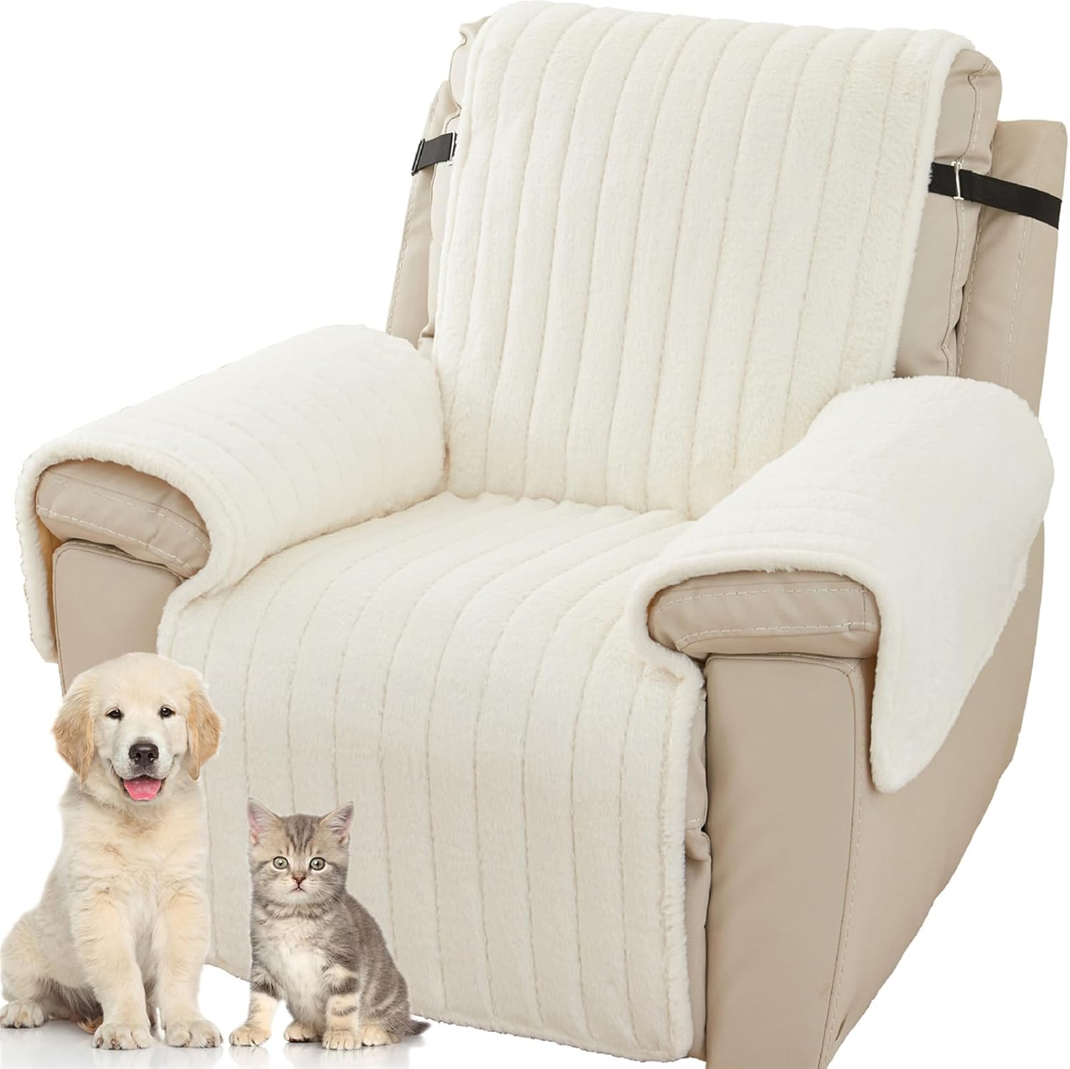 Non-Slip Slipcover Recliner Loveseat Lazy Boy Chair Sofa Cover