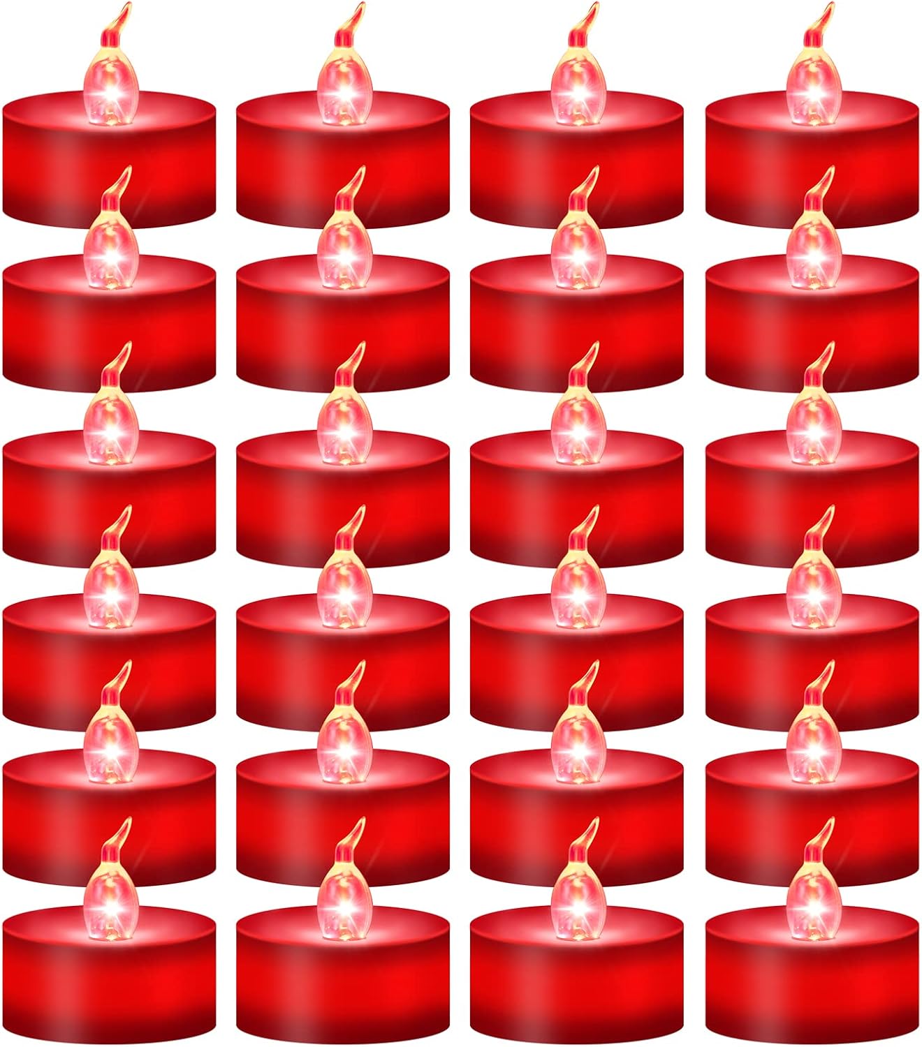 Magic Clear Glass Flameless LED Pillar Candle