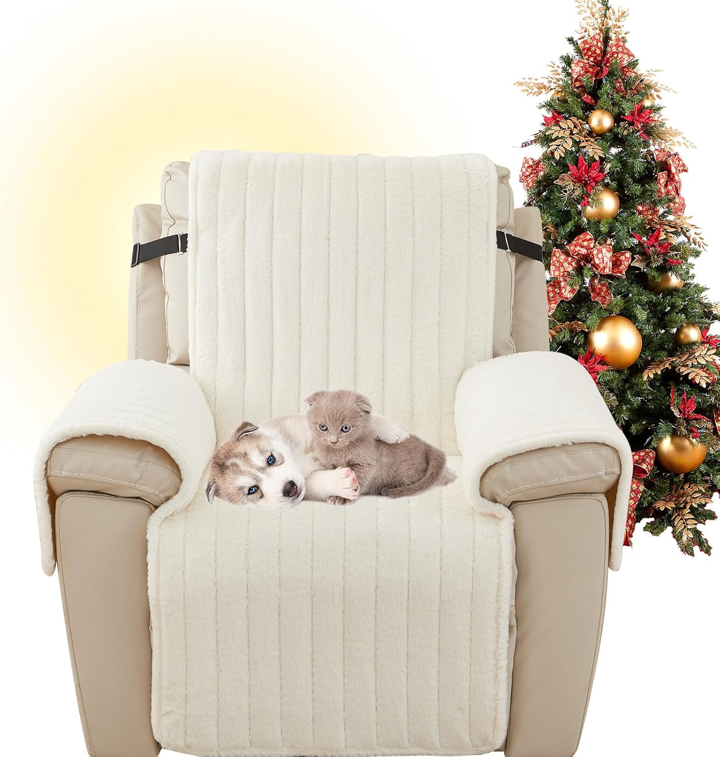 Non-Slip Slipcover Recliner Loveseat Lazy Boy Chair Sofa Cover