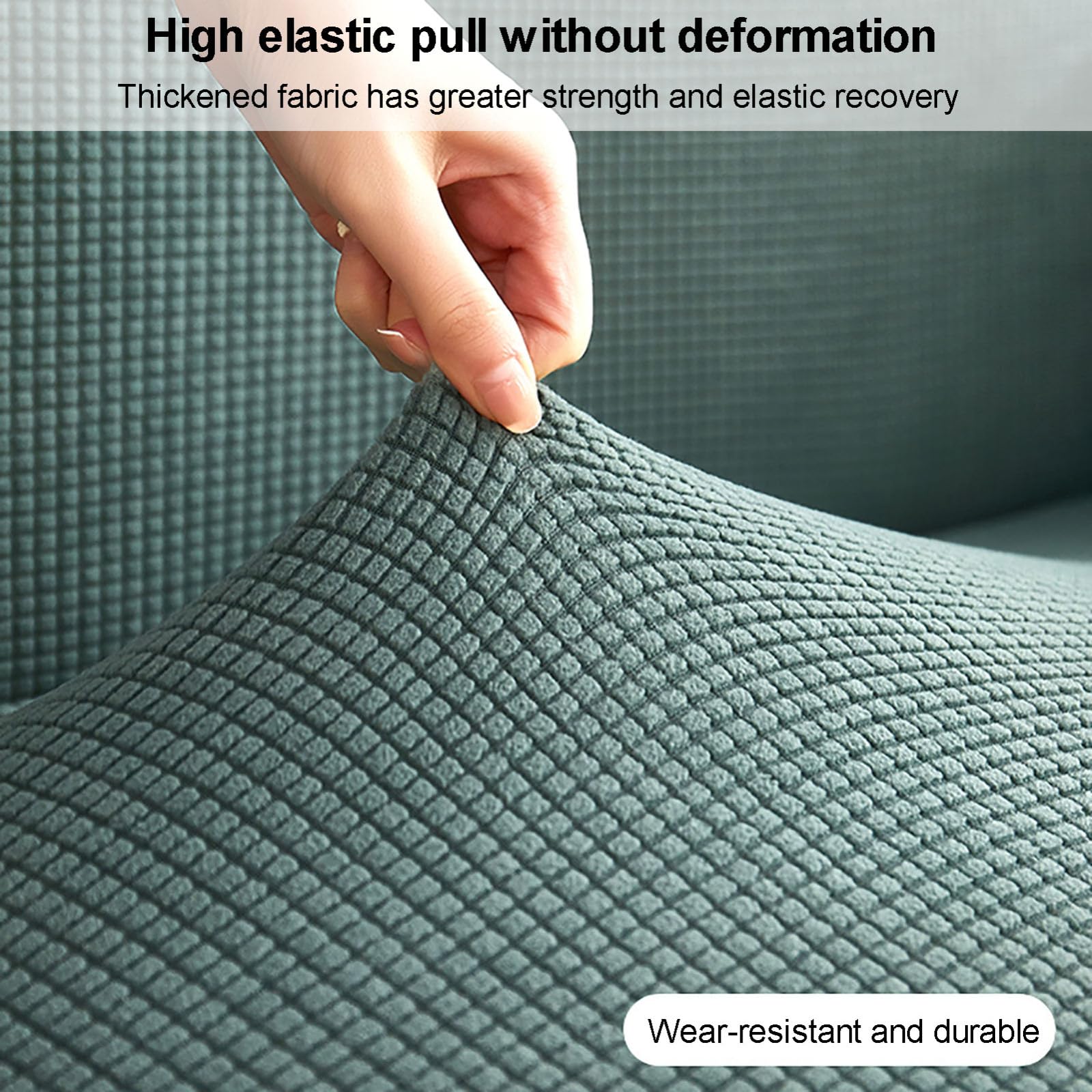 360 Non Slip Jacquard Slipcover Sofa Couch Cover