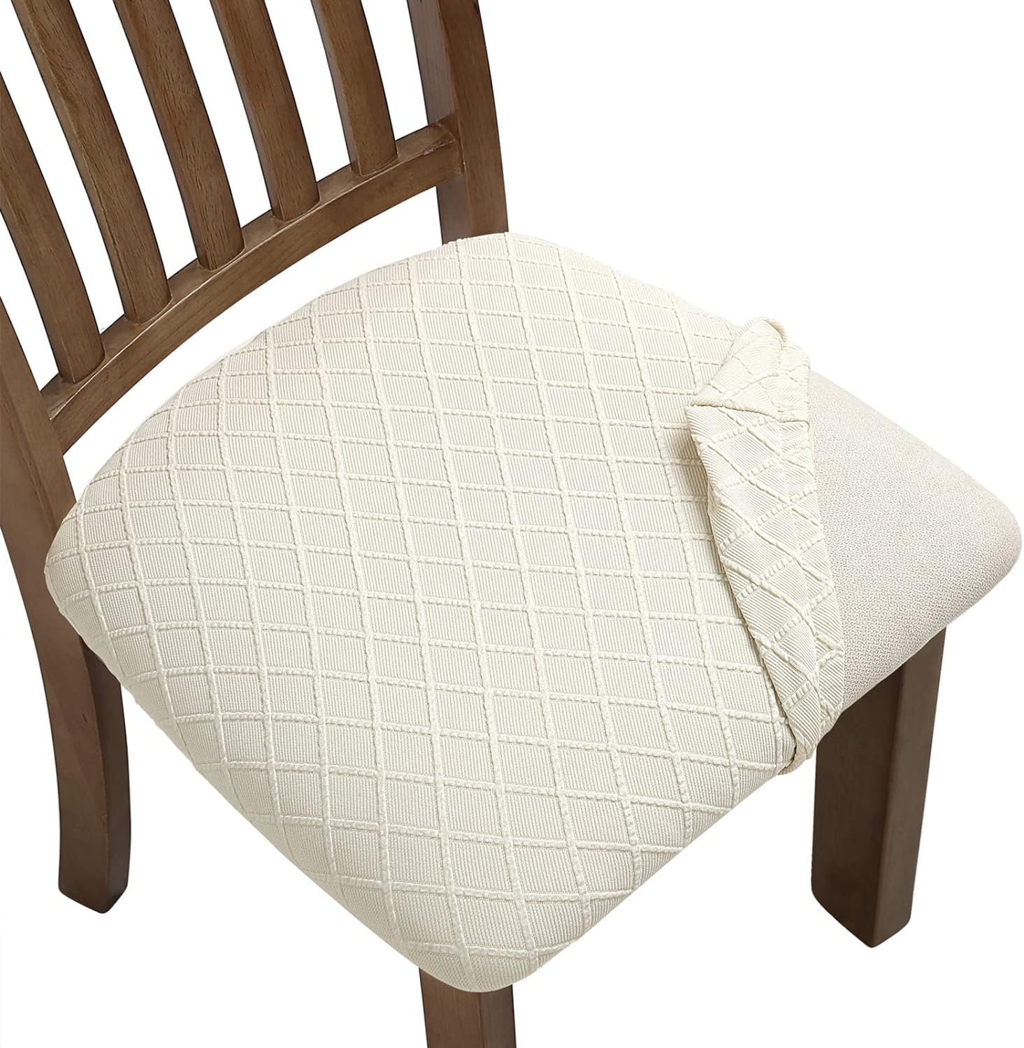 Jacquard Slipcover Chair Seat Cover