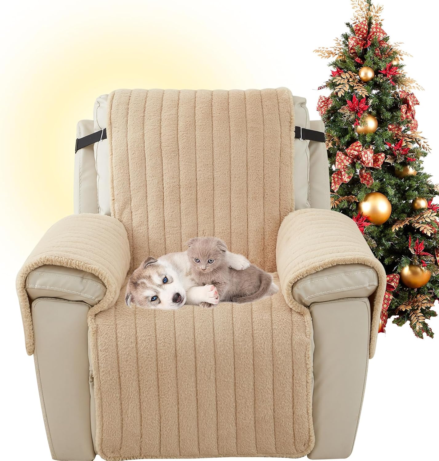 Non-Slip Slipcover Recliner Loveseat Lazy Boy Chair Sofa Cover