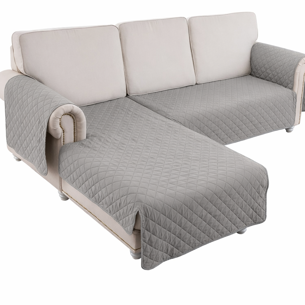 L Shape Mat Sofa Couch Seat Slipcover