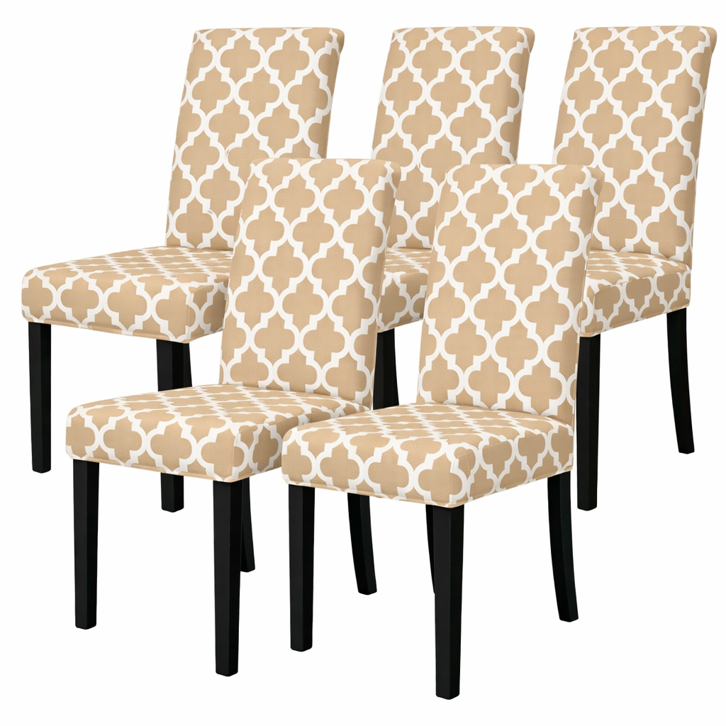 Printed Slipcover Chair Seat Cover
