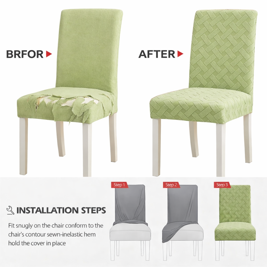 Spandex Slipcover Chair Seat Cover