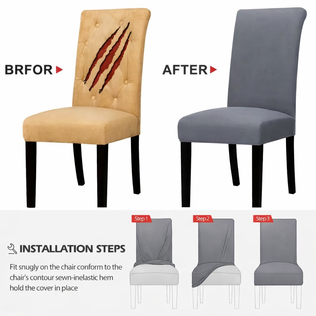 Spandex Slipcover Chair Seat Cover