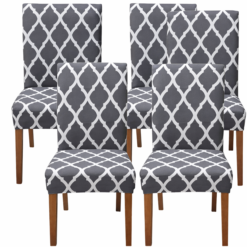 Printed Slipcover Chair Seat Cover