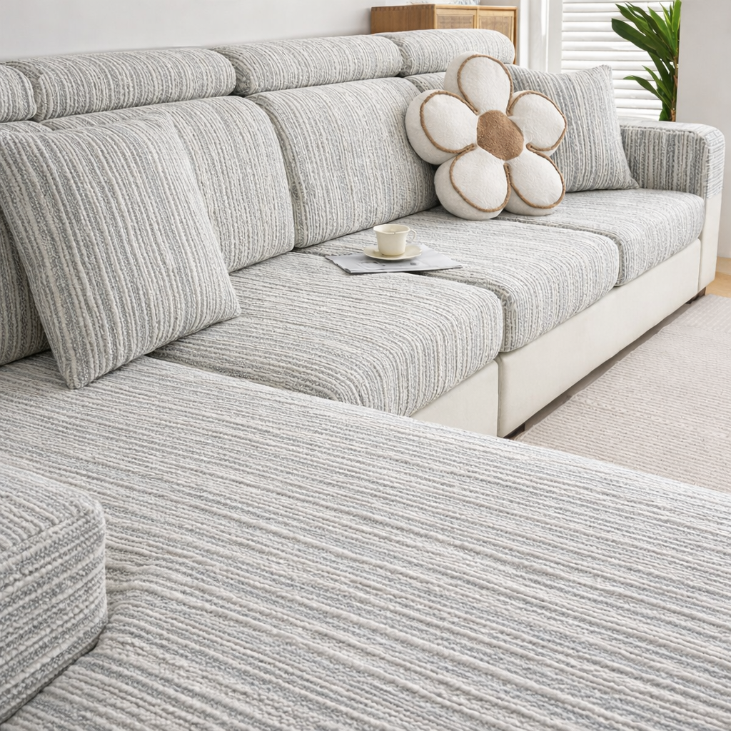 Boho Anti-Slip Cushion Sectional L Shaped Sofa Couch Cover