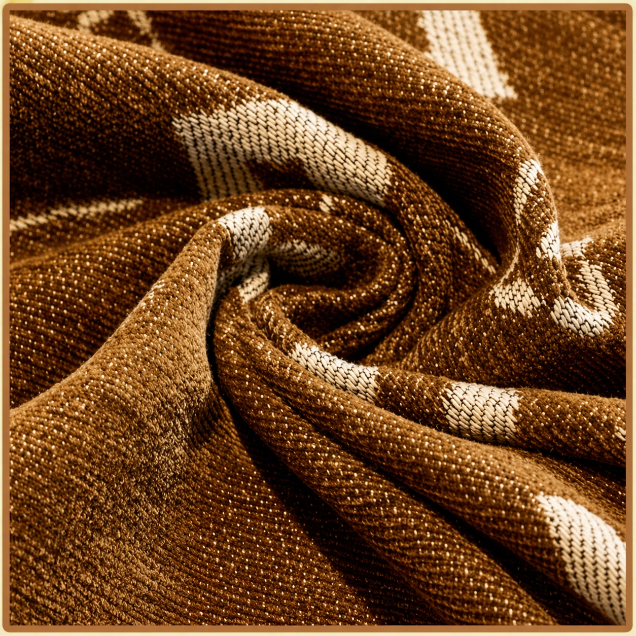 Elegant Geometric Chenille Bohemian Sofa Couch Cover