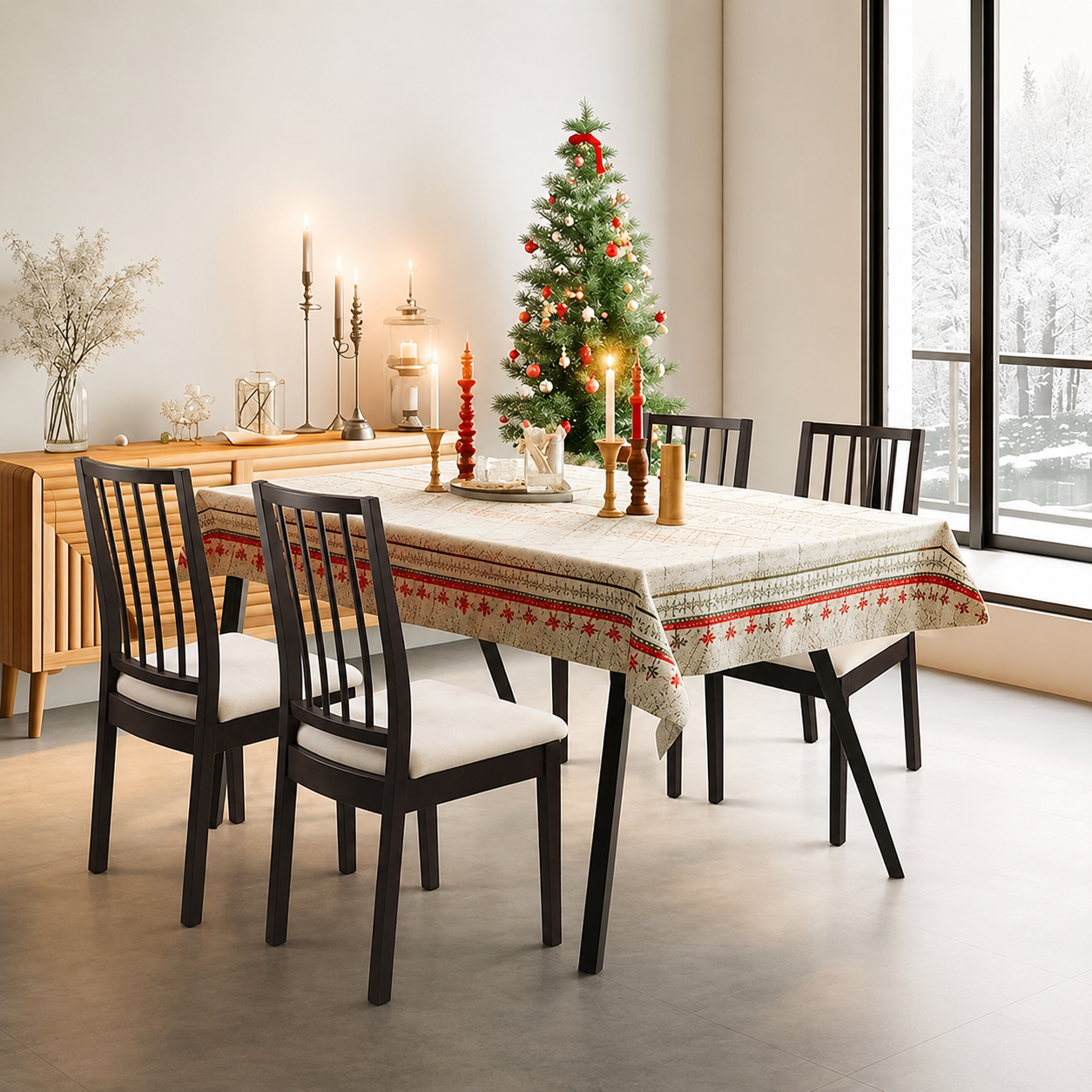 Velvet Stretchy Slipcover Dinning Chair Seat Cover