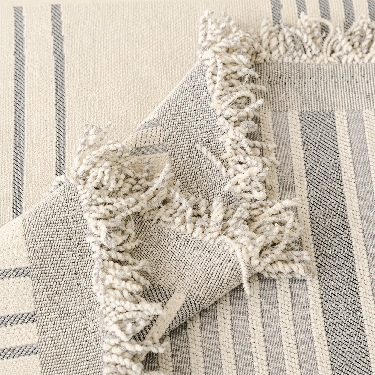 Modern Abstract Jacquard Chenille Tassels Sofa Couch Cover