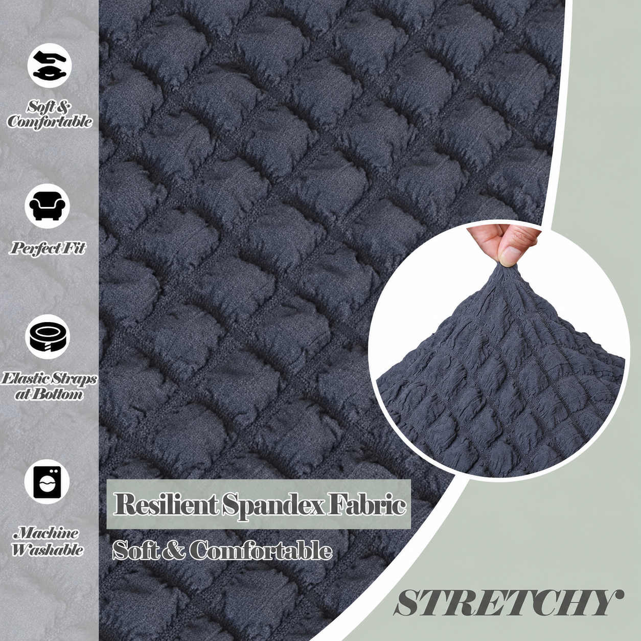 Skirt Slipcover Sofa Couch Cover