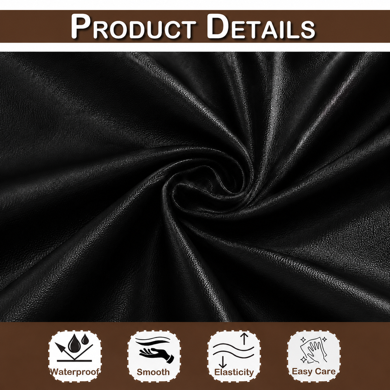 Anti Slip Oversize PU Stretch Slipcover Dinning Chair Cover