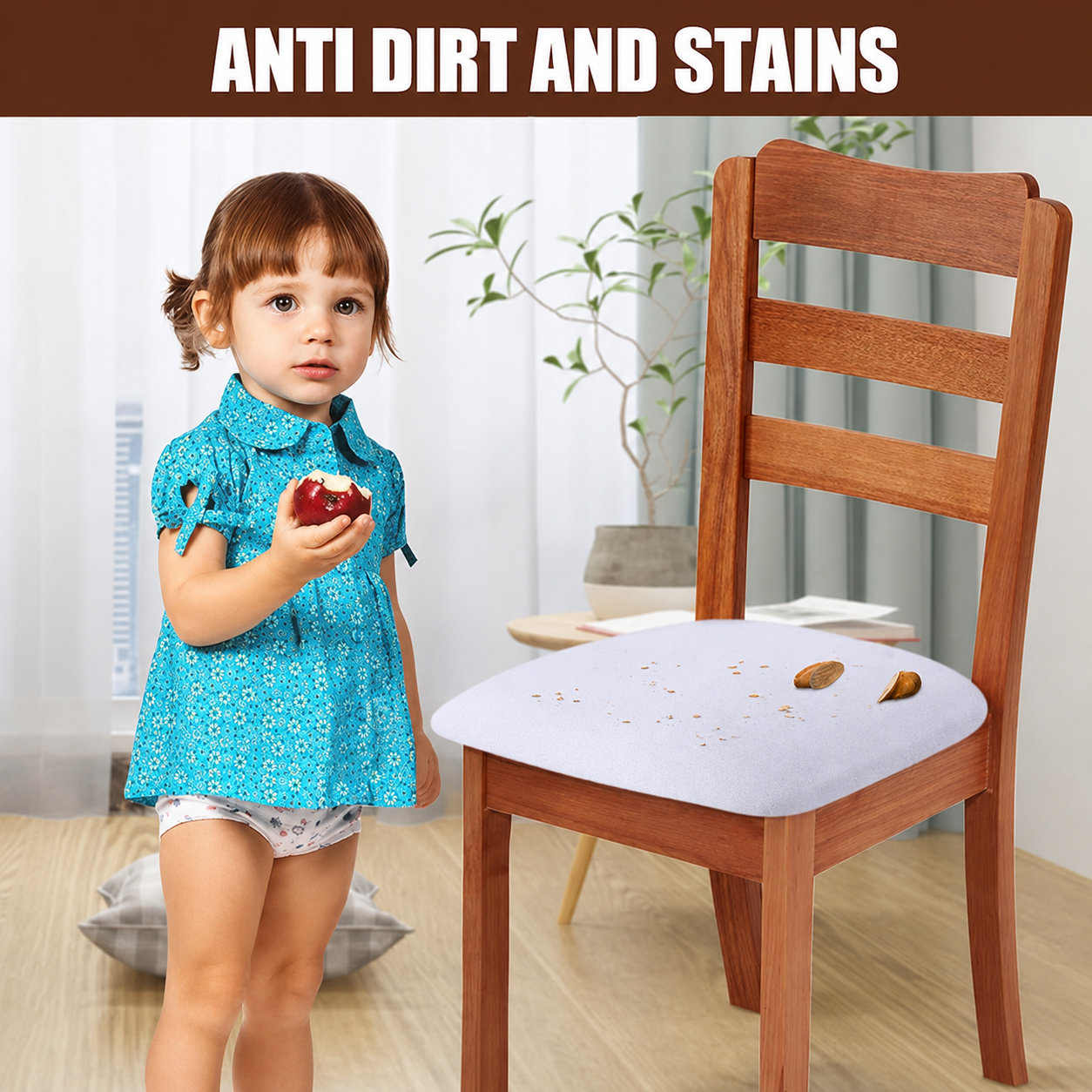 Stretchy Spandex Slipcover Dinning Chair Seat Cover