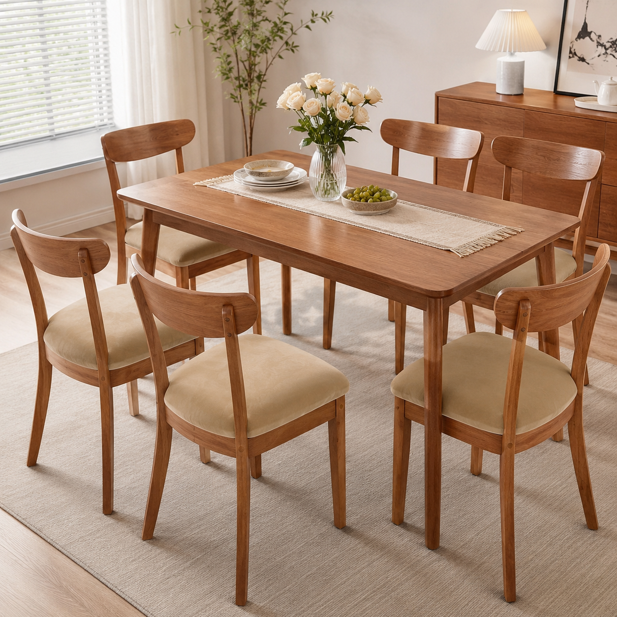 Velvet Stretchy Slipcover Dinning Chair Seat Cover