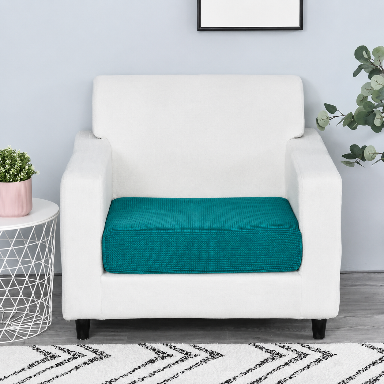 Anti Slip Jacquard L Shaped Cushion Sofa Couch Cover