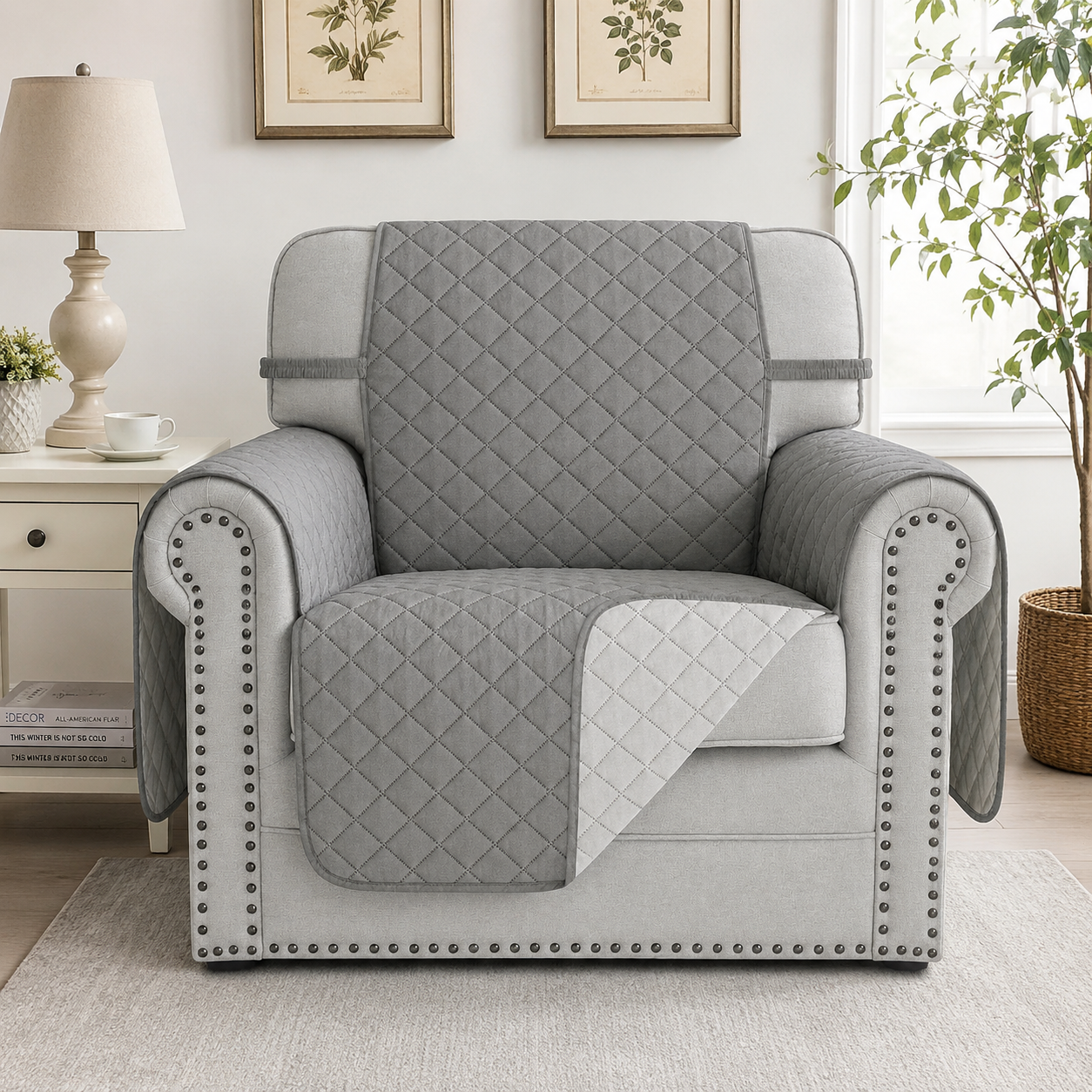 Slipcover Recliner Armchair Sofa Mat Couch Cover