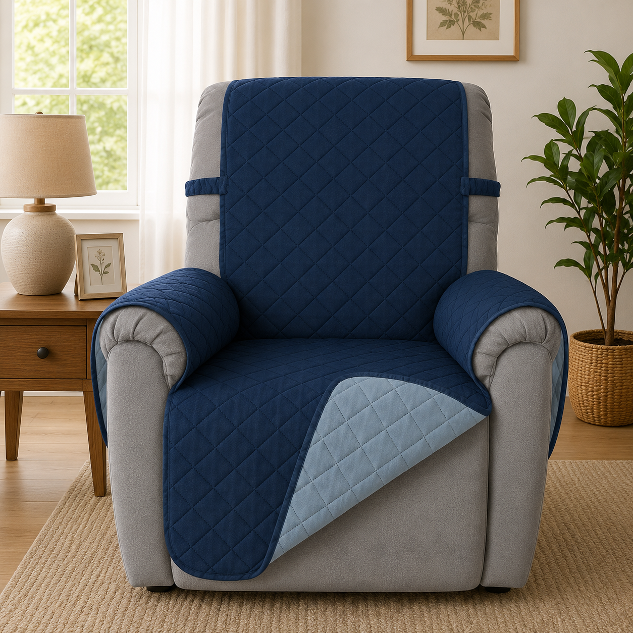 Slipcover Recliner Armchair Sofa Mat Couch Cover