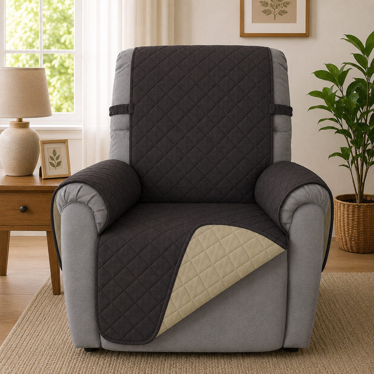 Slipcover Recliner Armchair Sofa Mat Couch Cover